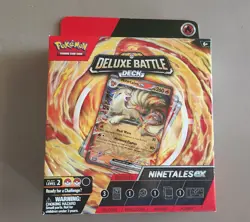Pokemon Deluxe Battle Deck Ninetales ex 60-Card Deck w/ Foil, Coin, Box, Playmat - Image 1