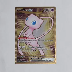 Mew ex 205/165 Metal Card NM Pokemon 151 Ultra Premium Collection Gold - Image 1