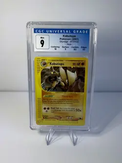 CGC 9 MINT Kabutops 2003 Skyridge H13/H32 Holo Pokemon Card - Image 1