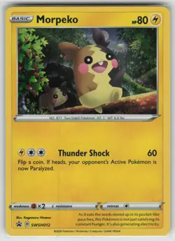 Morpeko Promo SWSH: Sword & Shield Promo Cards SWSH012 NM - Image 1