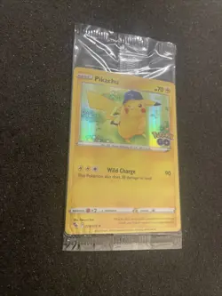 Pokemon/Pokemon GO Prerelease Pikachu Holo Foil Promo Card #028/078 Sealed - Image 2