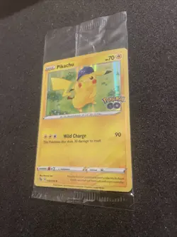 Pokemon/Pokemon GO Prerelease Pikachu Holo Foil Promo Card #028/078 Sealed - Image 3