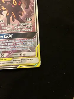 Pokemon Umbreon & Darkrai GX SM241 TAG TEAM Sun & Moon Promo Holo Card MP - Image 5