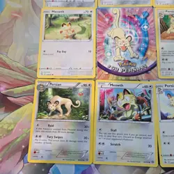 🔥 Vintage topps & Pokemon card lot 12x Meowth Persian Perrserker Card Lot 🔥 - Image 2