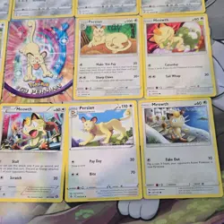 🔥 Vintage topps & Pokemon card lot 12x Meowth Persian Perrserker Card Lot 🔥 - Image 3