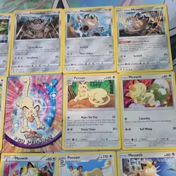🔥 Vintage topps & Pokemon card lot 12x Meowth Persian Perrserker Card Lot 🔥 - Image 4