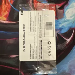 Aurorus Promo Card Cosmo Holo Pokemon Perfect Order Stamped 024/088 Barnes Noble - Image 2