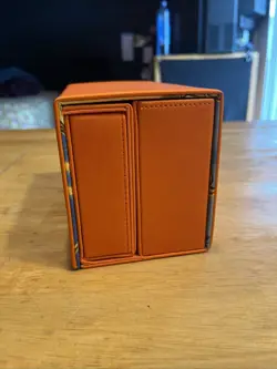 Goku Deck Box Dragon Ball TCG Card Storage Compartment Orange - Image 2