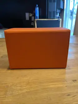 Goku Deck Box Dragon Ball TCG Card Storage Compartment Orange - Image 3