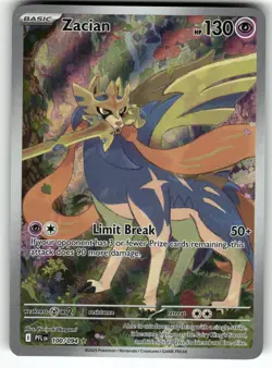 Zacian 100/094 ME02: Phantasmal Flames NM Pokemon Card TCG - Image 1