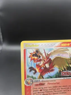 Blaziken 5/108 EX Power Keepers Pokemon Card Reverse Holo Foil Rare - Image 2
