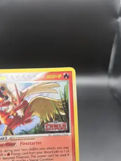 Blaziken 5/108 EX Power Keepers Pokemon Card Reverse Holo Foil Rare - Image 3