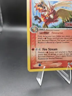 Blaziken 5/108 EX Power Keepers Pokemon Card Reverse Holo Foil Rare - Image 5