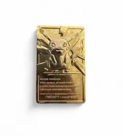 Vintage 1999 Burger King Pokemon 23k Gold Plated Pikachu Collectible Card - Image 2