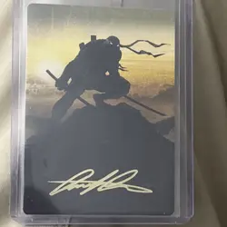 Leonardo, Sewer Samurai - Art Card (20/54) Gold-Stamped Signature NM ENG MTG - Image 1