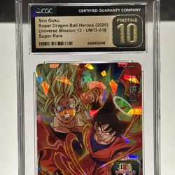 Son Goku UM12-018 SR Card Super Dragon Ball Heroes Japanese CGC Pristine 10🔥🔥 - Image 3