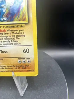 First Edition - Machamp Base Set 8/102 (Holo) Rare (MP-HP) Vintage Pokemon Card - Image 2