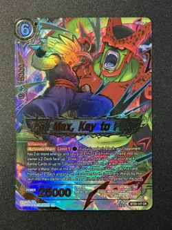Cell Max, Key to Fury BT29-147 SCR Secret Rare NM/M Dragon Ball Super Card ZR29 - Image 1