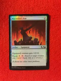Marauder's Axe - Foil - Core Set 2020 - Magic the Gathering - MTG - Image 1