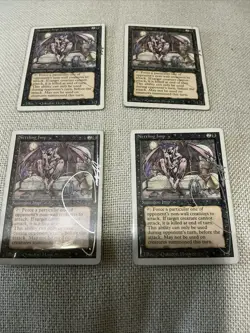 Mtg Nettling Imp X4 From Revised Signed By Artist Quinton Hoover - Image 1