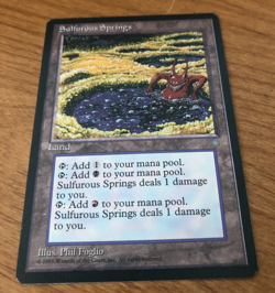 Sulfurous Springs - MTG - Ice Age - Magic: The Gathering NM - Image 1