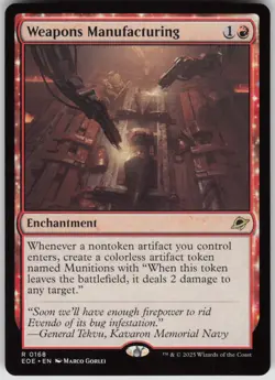 MTG Weapons Manufacturing Normal NM Edge of Eternities Magic 168 - Image 1