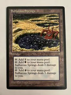 Magic MTG Ice Age - Sulfurous Springs - Image 1