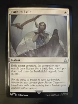 Path to Exile NM Universes Beyond: Assassin's Creed MTG FREE SHIPPING - Image 1