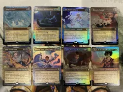 MTG Avatar Foil Showcase Lot of 8 Aang Toph Katara English TLA - Pack Fresh NM/M - Image 1