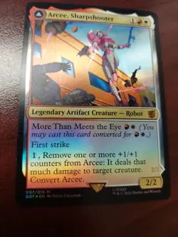 Arcee, Sharpshooter Universes Beyond: Transformers Foil - Image 1