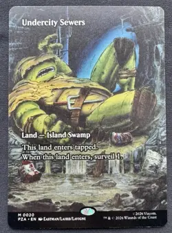 Undercity Sewers - M 0020 Regular (Borderless) Teenage Mutant Ninja Turtles MTG - Image 1