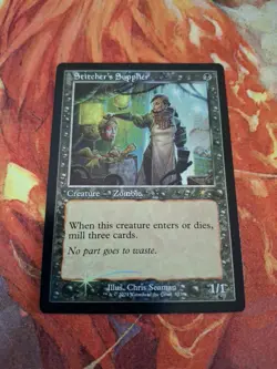 Stitcher's Supplier Foil ~ Retro Frame Art ~ Secret Lair Promo SLP ~ MTG Mint! - Image 1