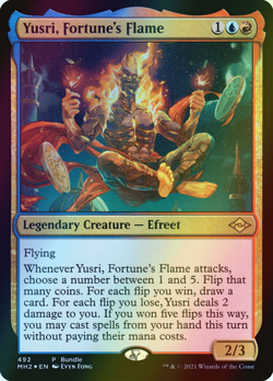 MTG Yusri, Fortune's Flame Bundle Foil ** Modern Horizons 2 ** English (NM) - Image 1