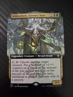 Willowdusk, Essence Seer -Extended Art - 333 - C21 - Near Mint - MTG - Image 1