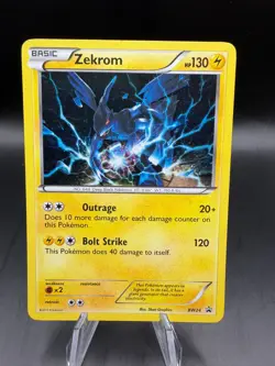 TCG POKEMON ZEKROM HOLO BW24 PROMO BLACK WHITE - Image 1