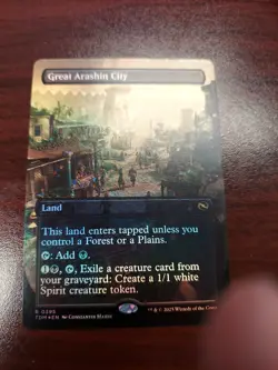 Great Arashin City (Borderless) Tarkir: Dragonstorm Foil - Image 1