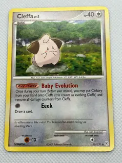Pokemon Cleffa (78/138) Diamond & Pearl LP - Image 1