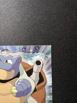 Blastoise #9 Topps TV Animation Vintage Pokemon Card Non Holo Blue Label 1st - Image 3