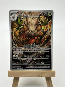 Pokemon TCG Shiftry 163/162 Temporal Forces Illustration Rare Holo - Image 1