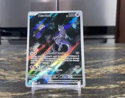 Pokemon TCG S&V Black Star Promo 151 UPC Mewtwo IR 052 - Image 1