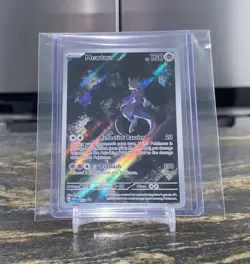 Pokemon TCG S&V Black Star Promo 151 UPC Mewtwo IR 052 - Image 2