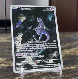 Pokemon TCG S&V Black Star Promo 151 UPC Mewtwo IR 052 - Image 4