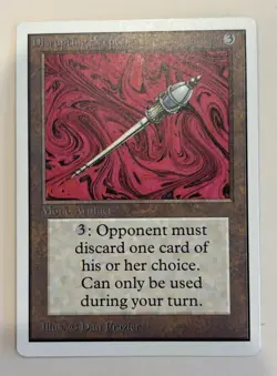 Mtg Unlimited Disrupting Scepter - LP - Light Play 1993 - Image 1