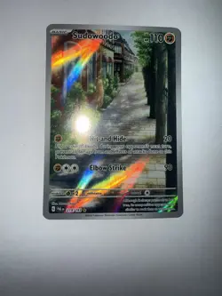 Pokemon TCG Sudowoodo Illustration Rare 219/193 Sv02 Paldea Evolved Holo!!! - Image 1
