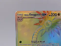 Pokemon TCG Alolan Exeggutor GX 118/111 Rainbow Secret Rare, Crimson Invasion - Image 5