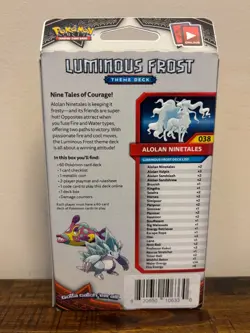 Pokemon TCG: Sun & Moon Burning Shadows Luminous Frost Theme Deck - NEW/SEALED - Image 2