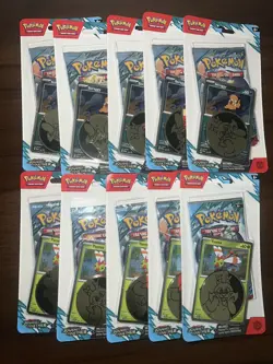 Pokemon TCG Journey Together Lot of 10 Single Blister Packs Factory SEALED New - Image 1