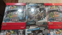 2 Black Bolt 2 White Flare Poster + Binder Collection Sam's Club Bundle - Image 2