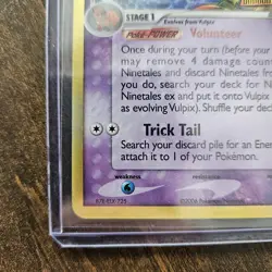 Pokemon Ninetales 8/101 Ex Dragon Frontiers Expansion Stamp Holo - Image 5