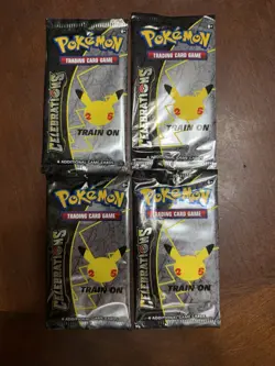 Pokemon TCG: Sword & Shield- (4) CELEBRATIONS Booster Packs- NEW/FACTORY SEALED - Image 1